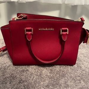 Red Michael Kors Bag